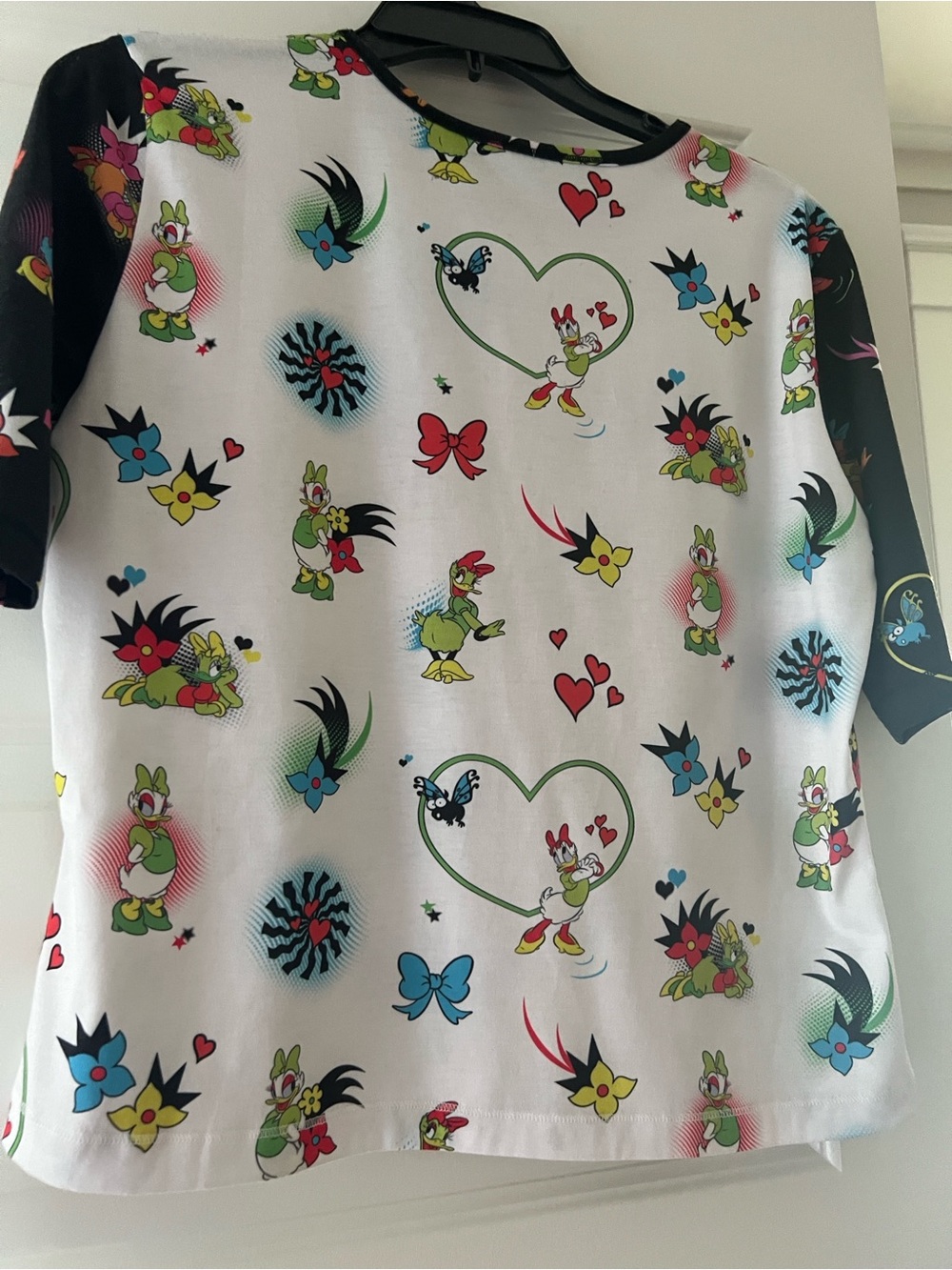 Chopova Lowena Daisy Duck carton jersey T- Shirt.Girls